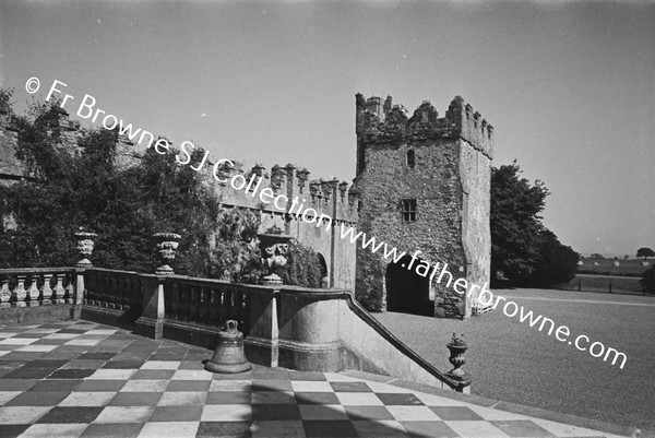 HOWTH CASTLE ENTRANCE TERRACE AND GATE TOWER